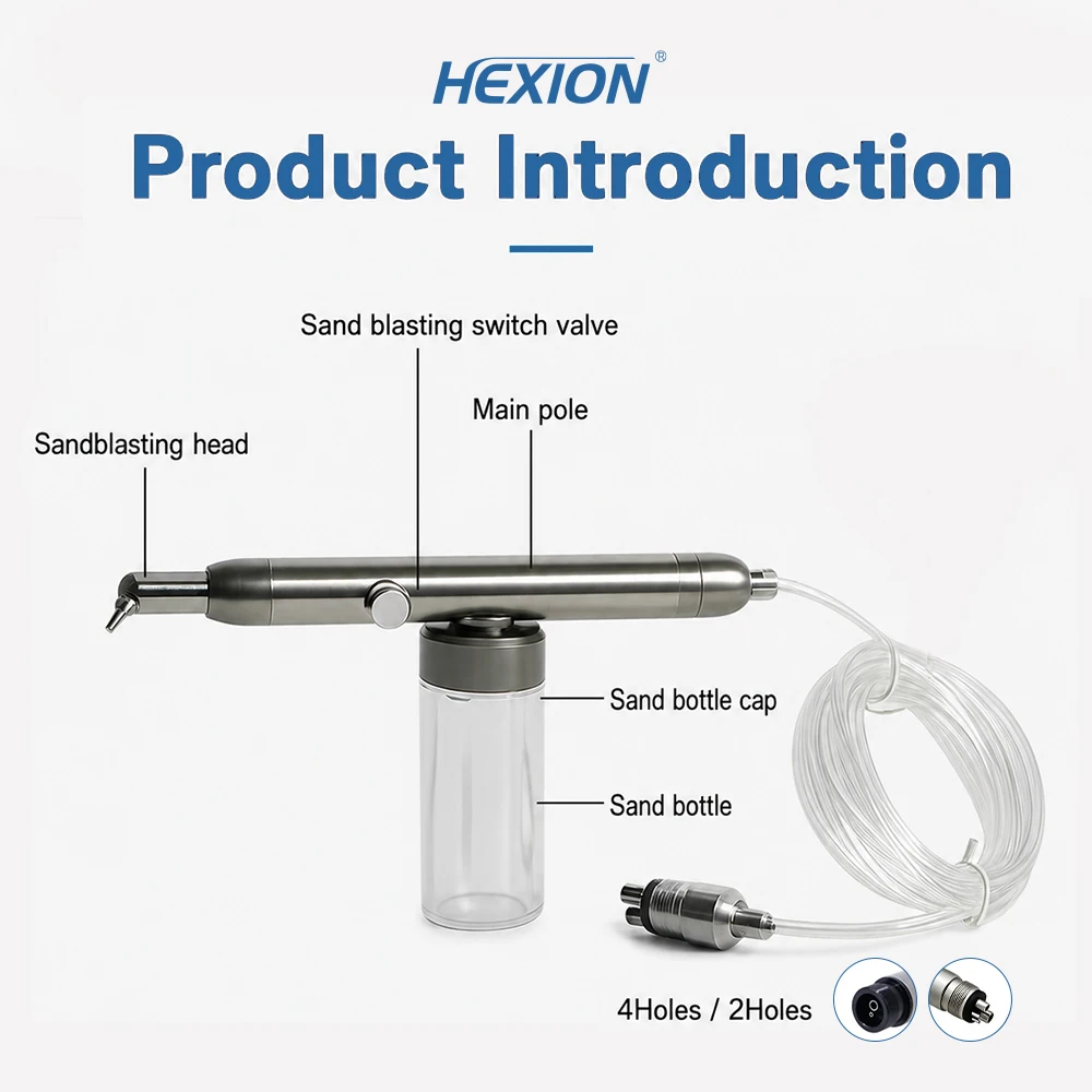 Sandblaster Cabinet - HEXION Aluminum Oxide Micro Blaster Interface