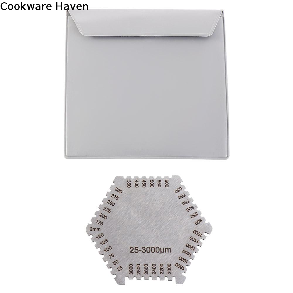Paint Thickness Gauge - Paint Coating Hexagon Wet Film Comb