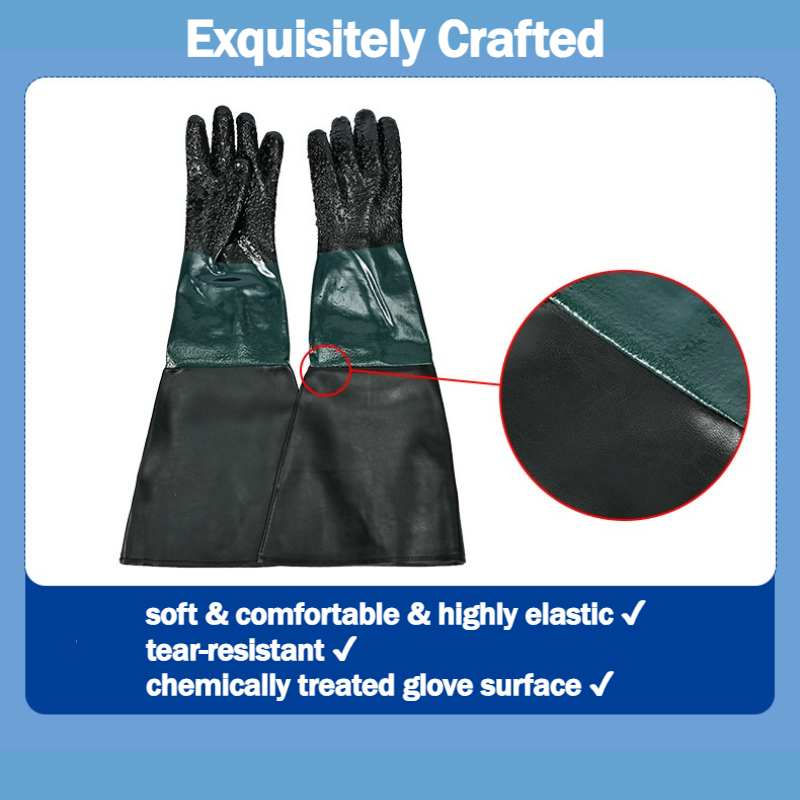 Rubber Sandblaster Gloves for  - Sandblaster Cabinet ulasan dan harga
