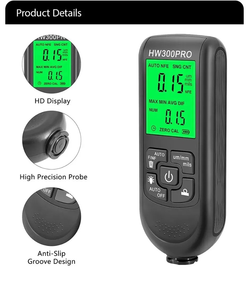 HW-300PRO Car Paint Film Autom - Paint Thickness Gauge ulasan dan harga