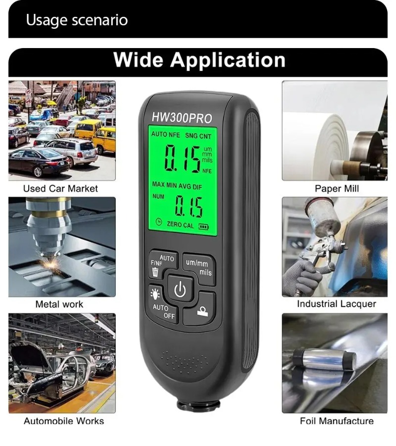 HW-300PRO Car Paint Film Autom - Paint Thickness Gauge ulasan dan harga