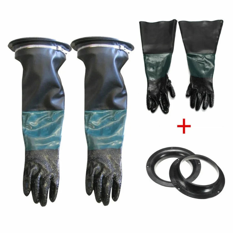 1 Pair Heavy Duty Sandblasting - Sandblaster Cabinet ulasan dan harga