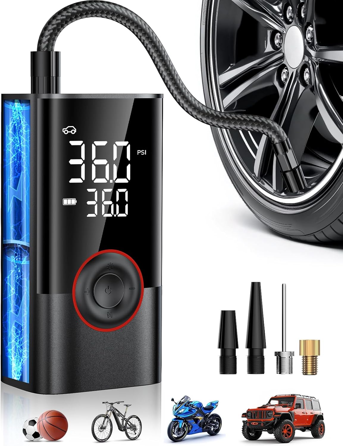 Portable Wireless Air Compress - Air Compressor ulasan dan harga